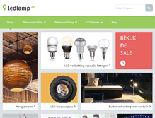 Tablet Screenshot of ledlamp.nl